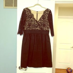 Eliza J black and lace formal dress